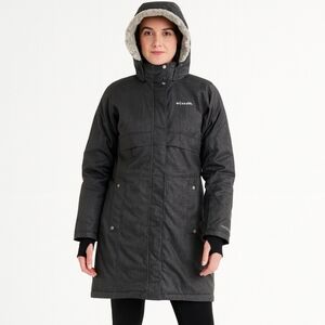 COLUMBIA Omni-Tech Women’s Grey Goose Down Winter Parka‎ Water Resistant Small